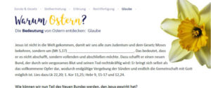 Study Guide Warum Ostern 5