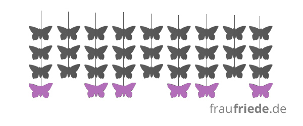 Schmetterlings-Mobile Muster