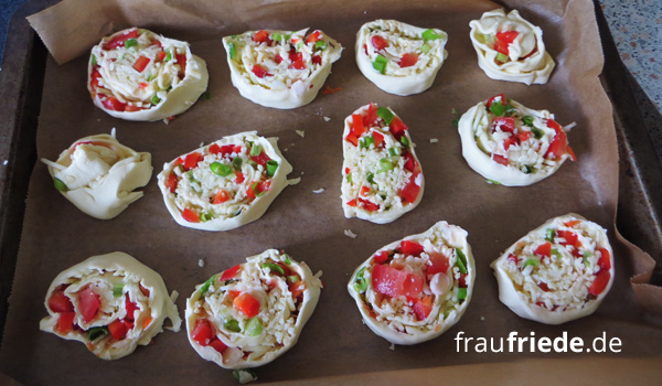 Pizzaschnecken selber machen