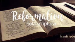 Reformation Sola Scriptura